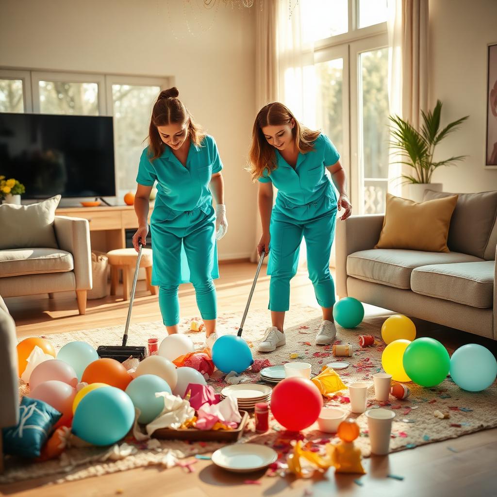 After-party cleaning